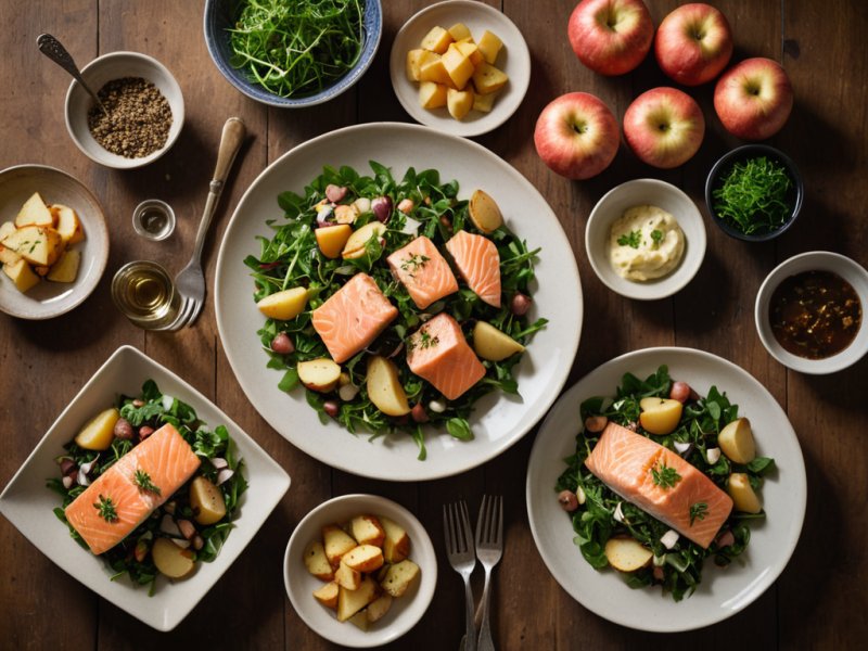 Mont d'Or aux pommes de terre et saumons