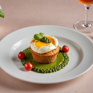 Muffin fondant cœur mozzarella