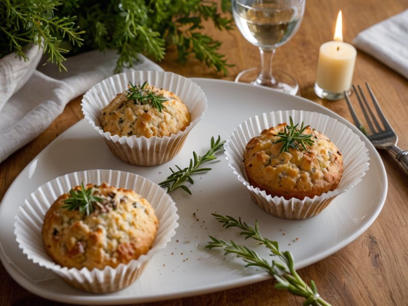 Muffins au fromage et oignons
