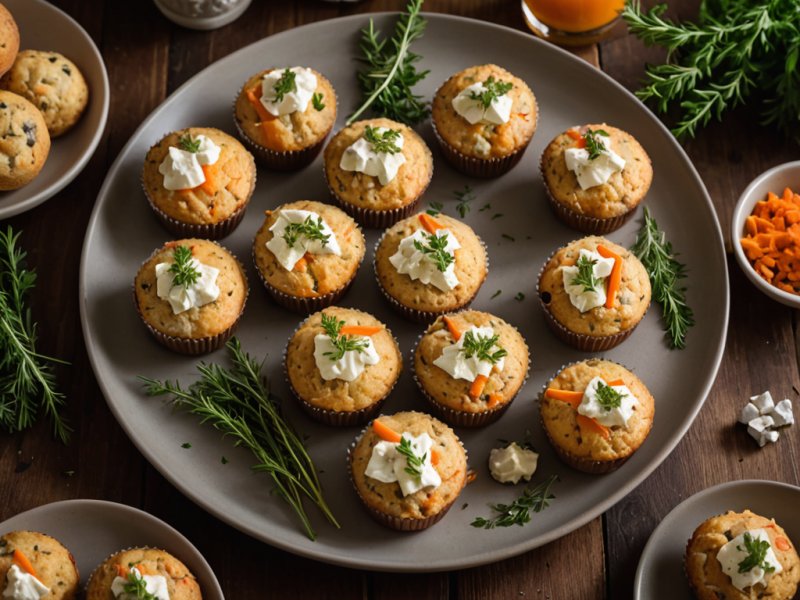 Muffins carotte chèvre