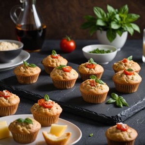 Muffins fromage tomate basilic