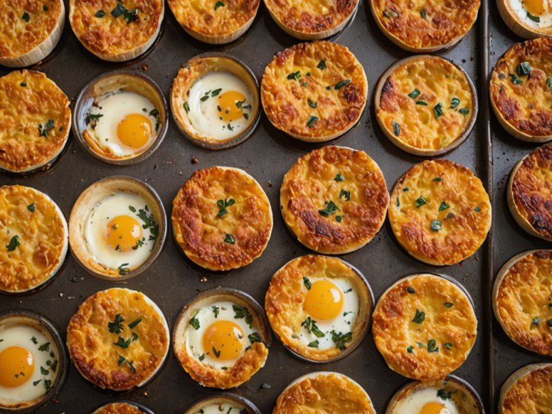 Œufs durs gratinés aux épinards et champignons