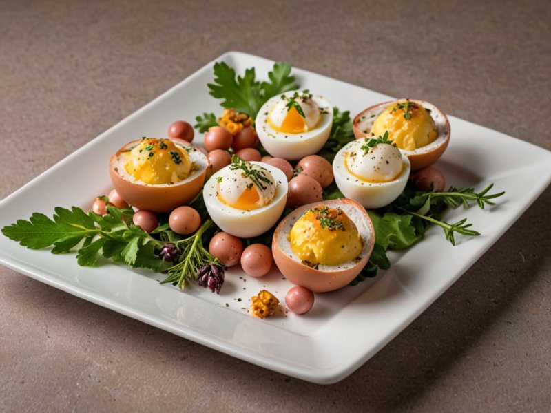 Oeufs farcis au thon