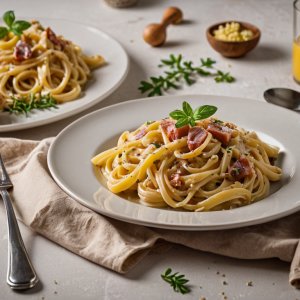 Pâtes carbonara facile