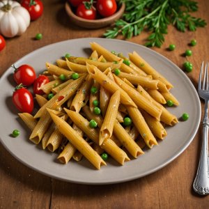 Pâtes poivrons grillés