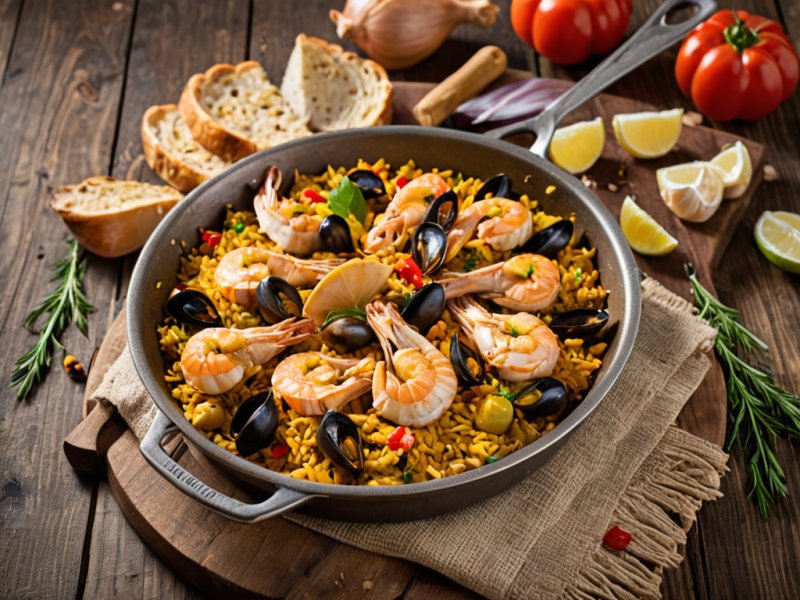 Paella complète