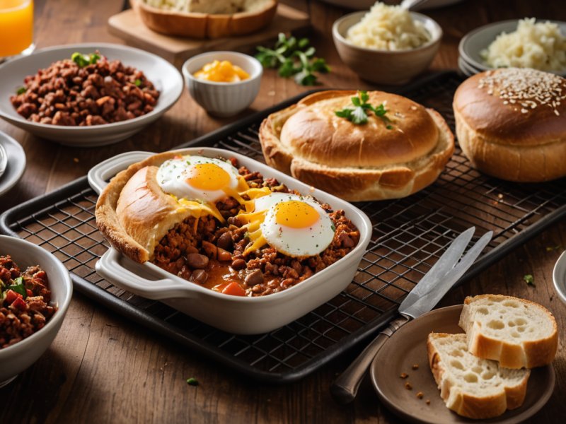 Pain lapin au chili con carne