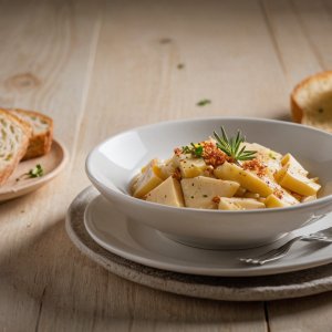 Purse scallops with parsley butter