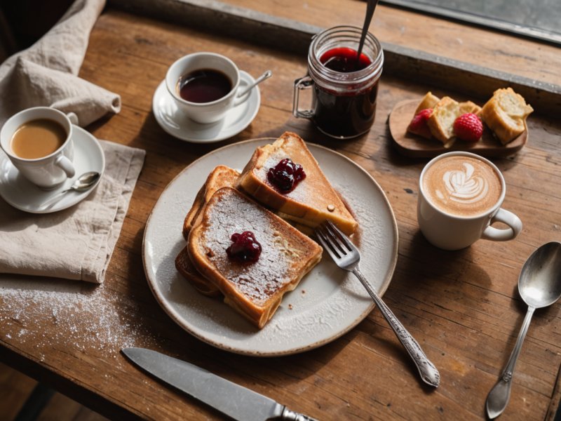 Pancakes de pain perdu