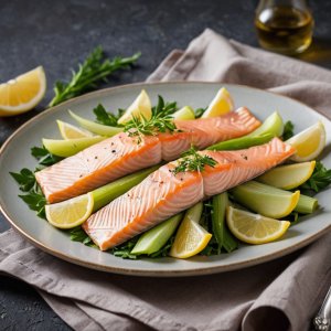 Papillote de saumon aux endives facile