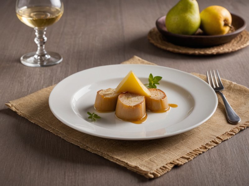 Petits chaussons à la poire et au carré frais
