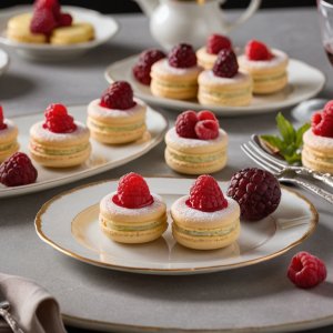 Petits soufflés aux framboises
