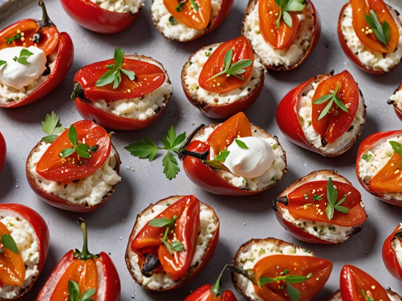 Poivrons farcis au barbecue