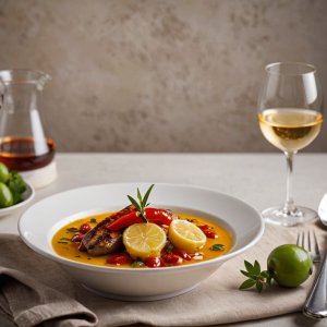 Poivrons rouges grillés