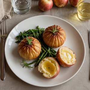 Pommes de terre farcies aux miettes de thon