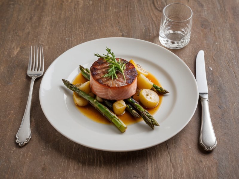 Pommezotto et filets de rouget