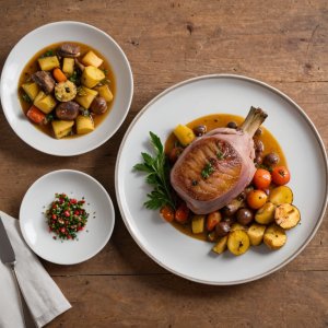 Porc à l'ananas et aux poivrons