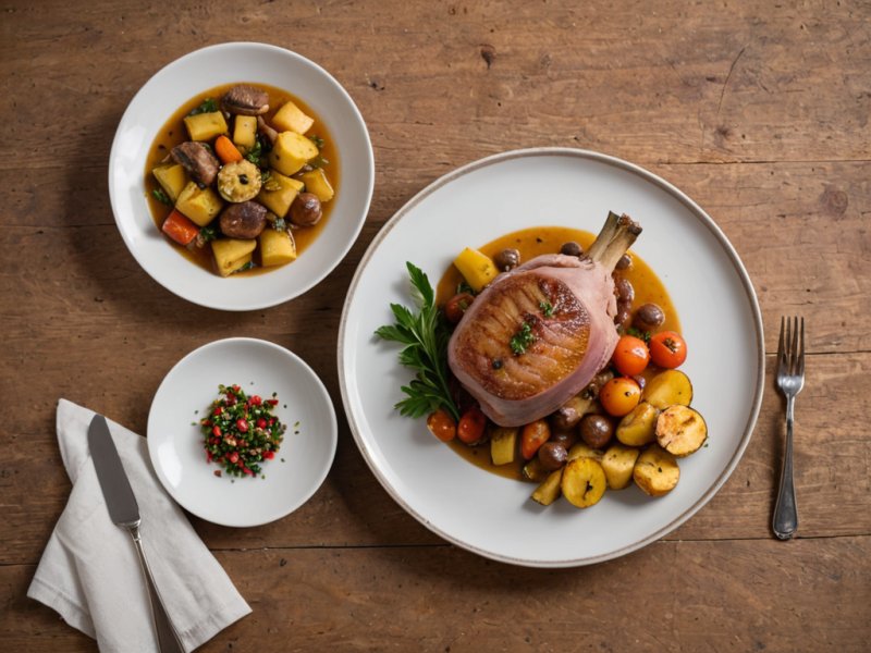 Porc à l'ananas et aux poivrons