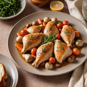 Poulet aux écrevisses