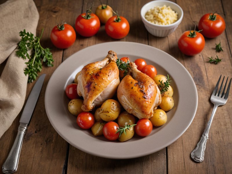 Poulet aux pommes de terre