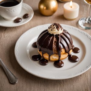 Profiteroles au chocolat