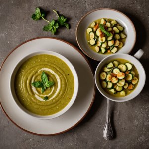 Purée courgette