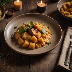 Purée de patate douce