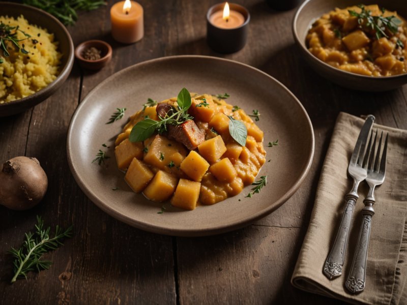 Purée de patate douce