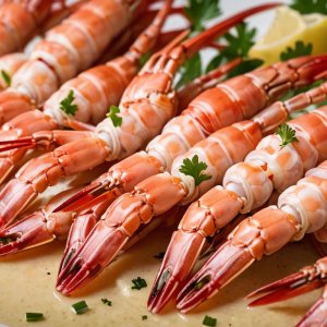Queues de langoustines