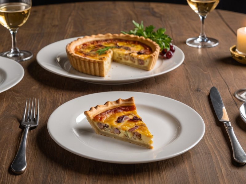 Quiche A L'Oignon Et Lardons