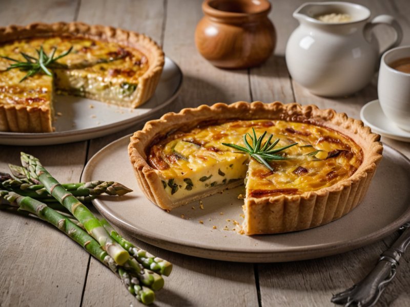 Quiche aux asperges