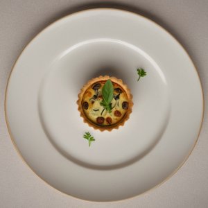 Quiche aux courgettes et champignons