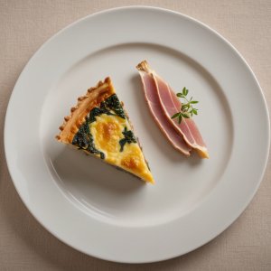 Quiche Espinacas-Ham