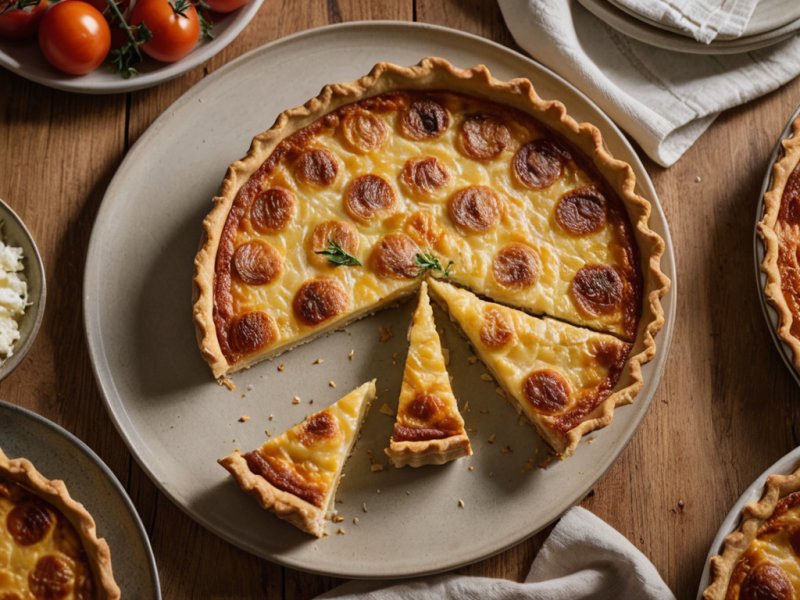 Quiche à la mozzarella