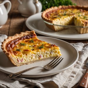 Quiche Lorraine without pastry
