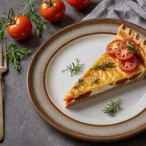 Quiche tomate chèvre