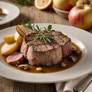 文件中的“Rôti de veau”已经是法语，意为“牛 Rack肉（通常指带骨的牛肉半viderou）”，但正确的西班牙语翻译应该是：

Filete de ternera