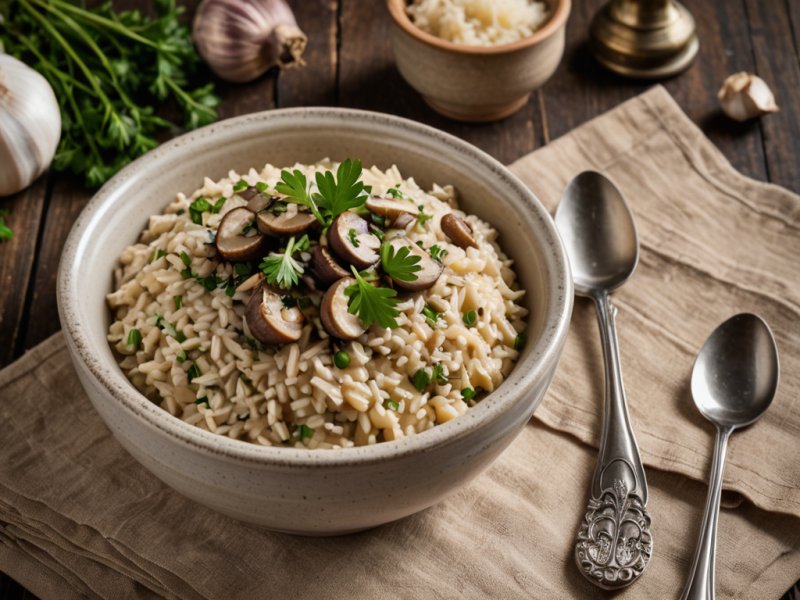 Risotto aux champignons