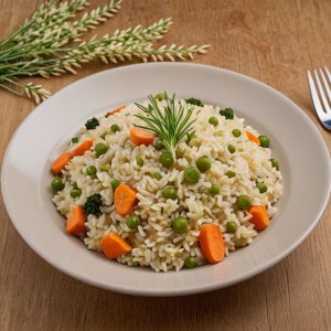 Risotto aux légumes de printemps