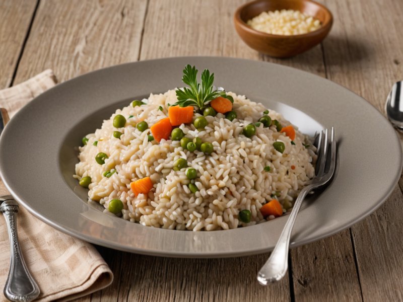 Risotto aux poireaux