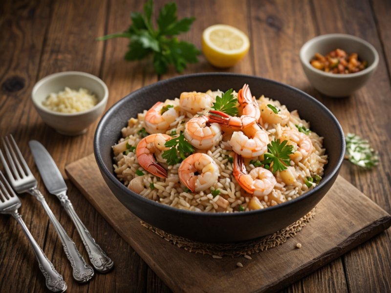 Risotto de gambas