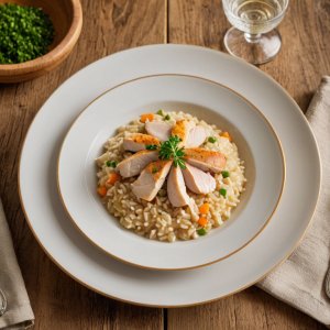 Risotto de poulet