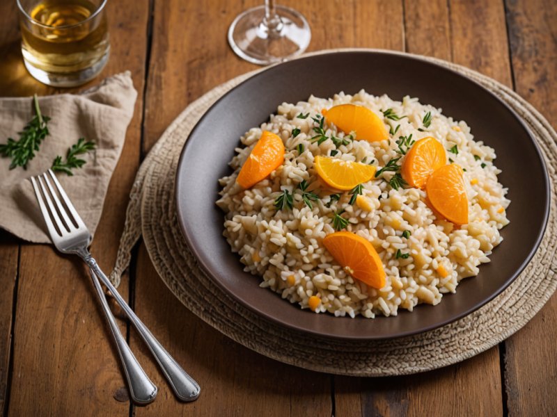 Risotto à l'orange