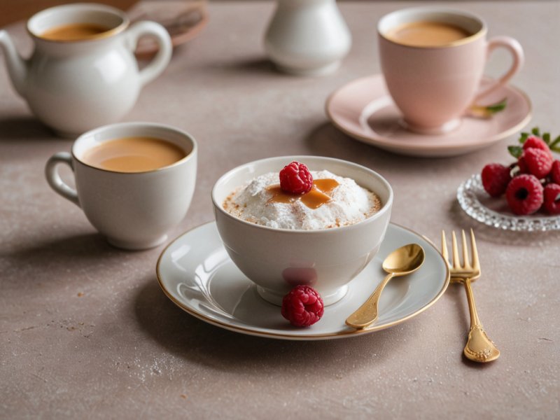 Riz au lait et caramel