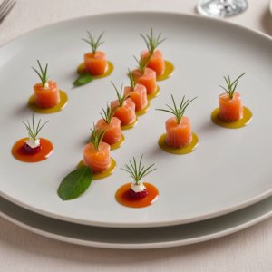 Rolls de salmón ahumado sorprendentes