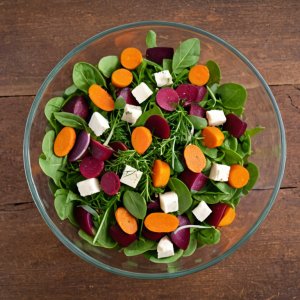 Salade betteraves carottes