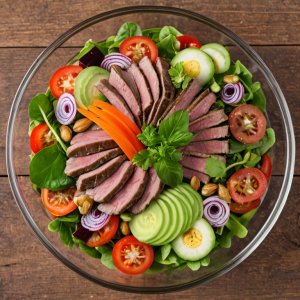 Salade de boeuf thaï