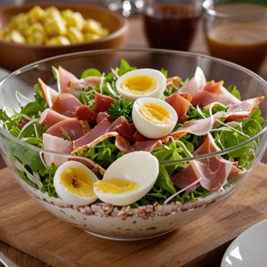 Salade de chou blanc aux lardons