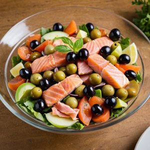 Salade de pâtes au saumon