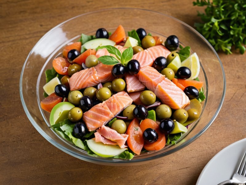 Salade de pâtes au saumon